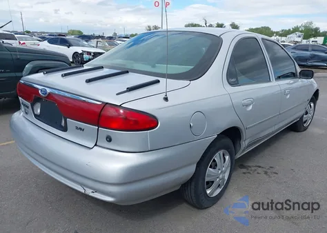 2000 Ford Contour Se Sport из США, поврежденный, VIN 1FAFP66LXYK134000